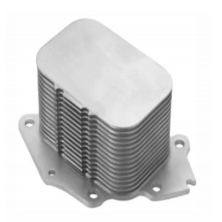 1103L0 1313808 1516998 3M5Q6A642AA 11427805976 Engine Oil Cooler For PEUGEOT 206 207 307 308 1.6 And CITROEN C2 C3 1.6