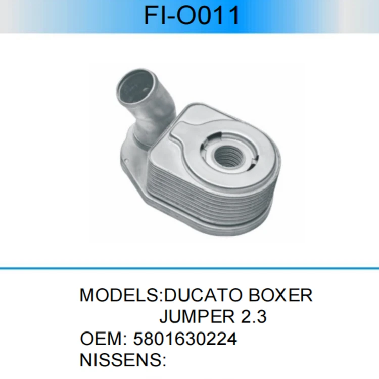 5801630224 Engine Oil Cooler For DUCATO BOXER JUMPER 2.3