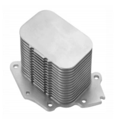 1103L0 1313808 1516998 3M5Q6A642AA 11427805976 Engine Oil Cooler For PEUGEOT 206 207 307 308 1.6 And CITROEN C2 C3 1.6